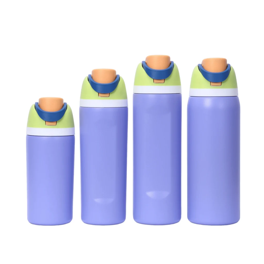 Photograph of Vacuum Bottle with Flip Straw Lid (GL-HA Series)