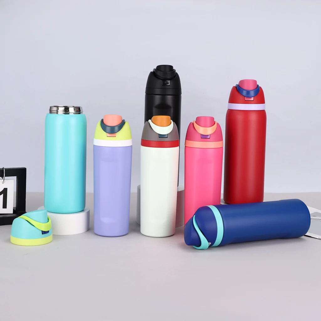 Vacuum Bottle with Flip Straw Lid (GL-HA Series)