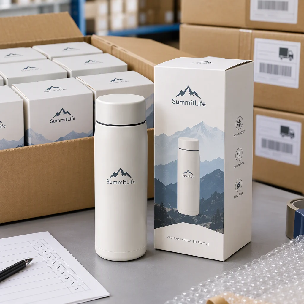 Final branded product — customization sample
