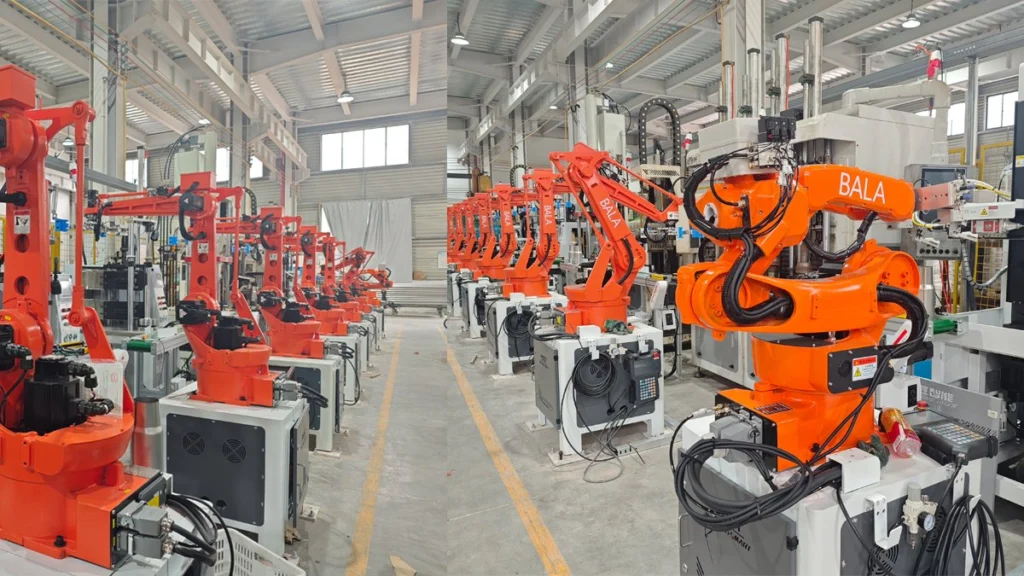 Production hall of the drinkware factory